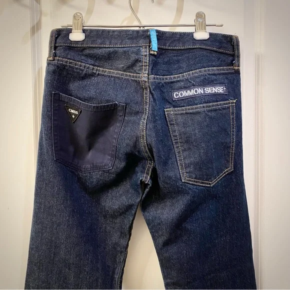 Luker by Neighborhood CMSS Common Sense 2011 Raw Dark Blue Denim Mens Size Small